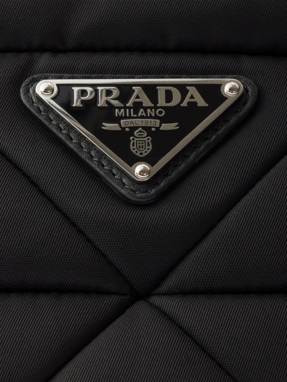 Prada Re-Nylon gewatteerde shopper Zwart