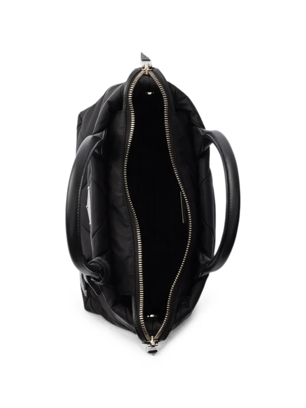 Prada Re-Nylon gewatteerde shopper Zwart
