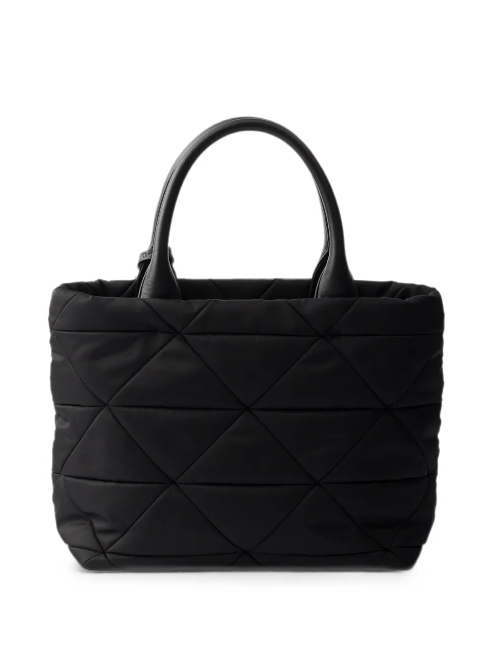 Prada Re-Nylon gewatteerde shopper Zwart