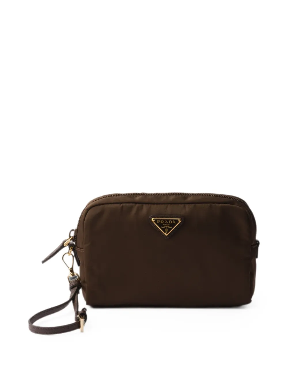 Prada small Re-Nylon pouch - Braun
