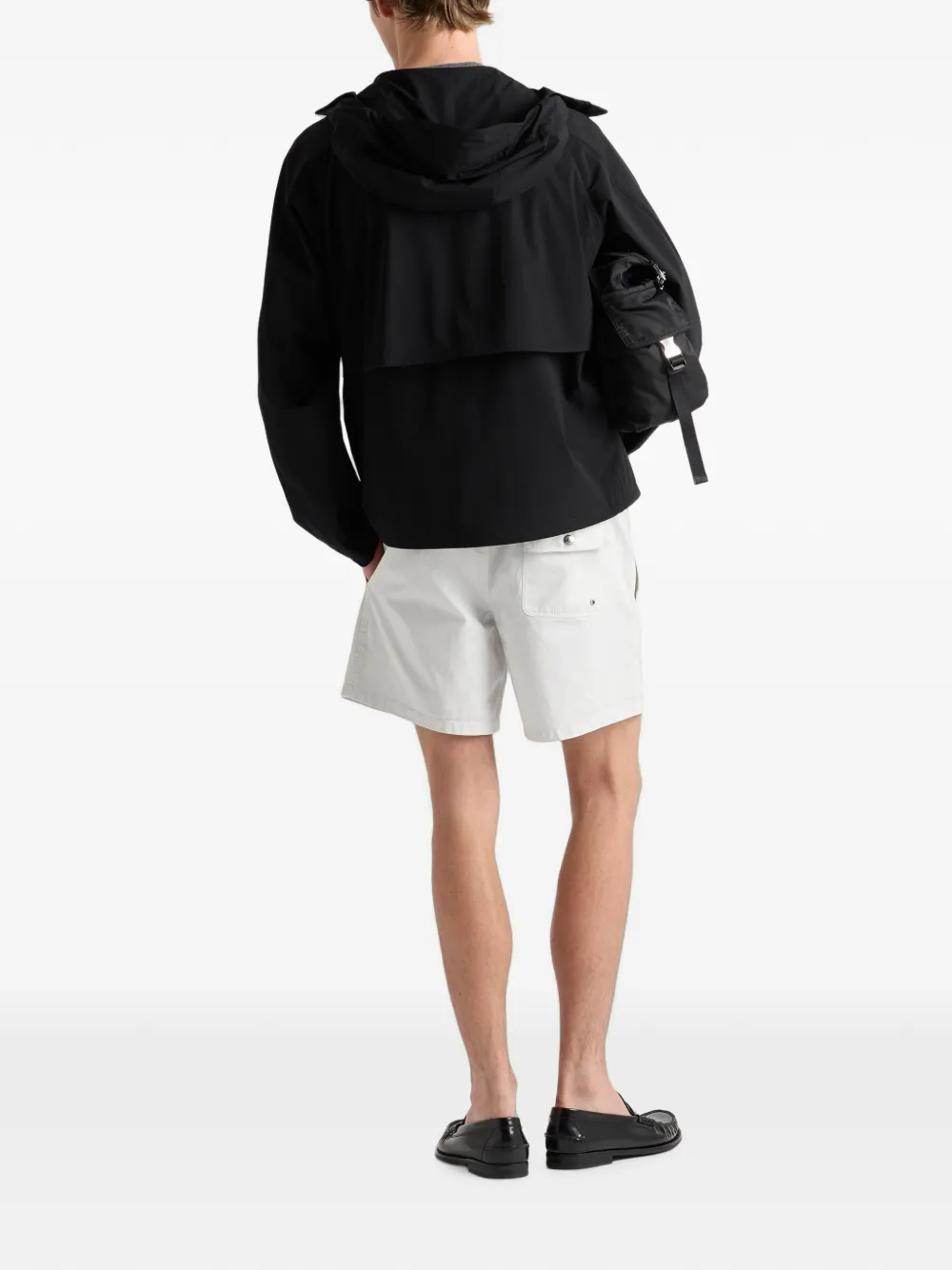 Prada Re-Nylon donsjack Zwart