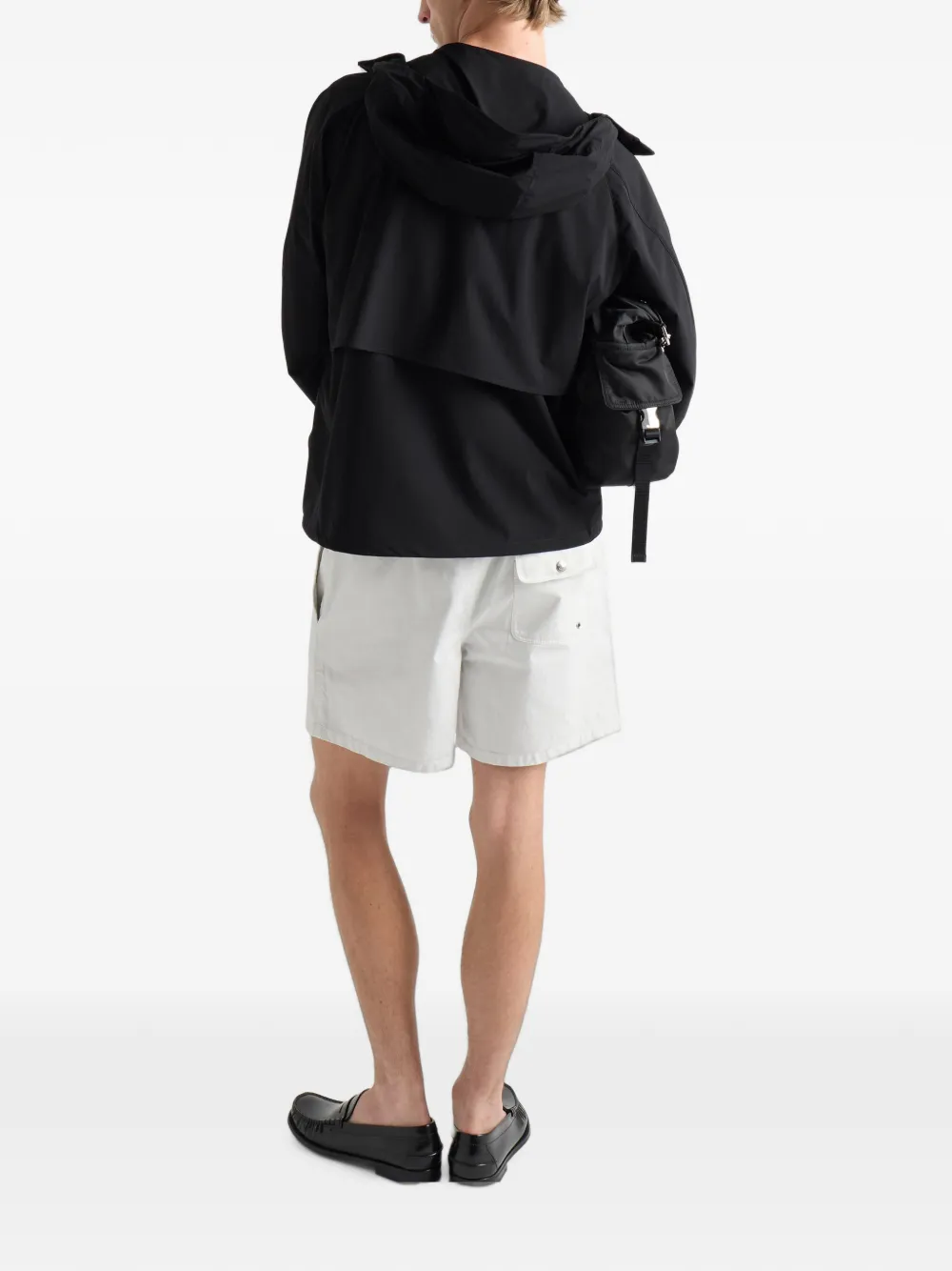 Prada Re-Nylon donsjack Zwart