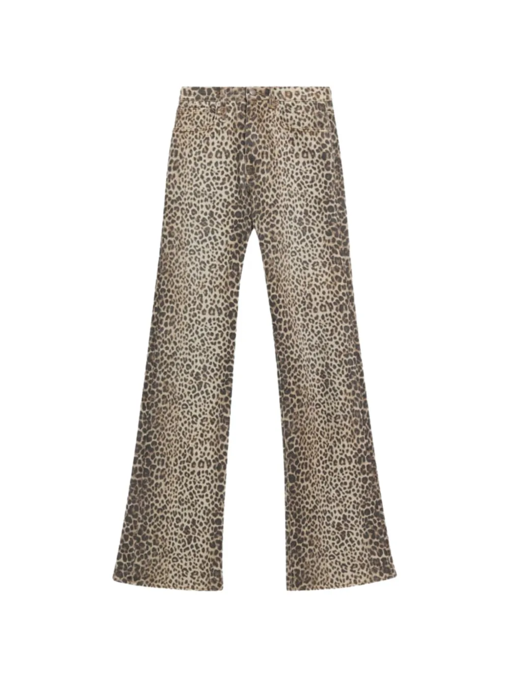 R13 leopard-print Jane jeans - Toni neutri