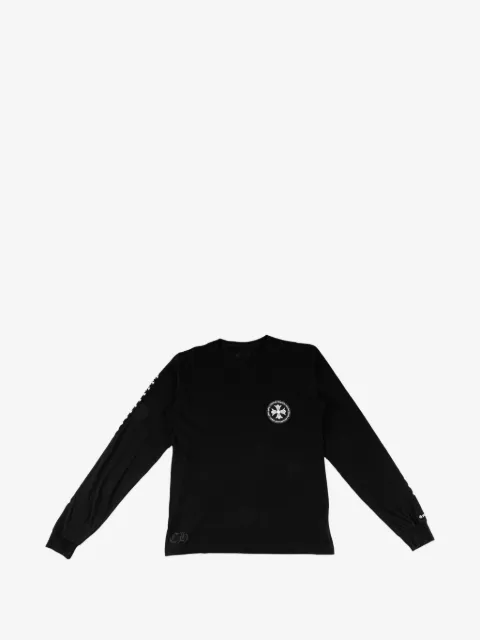 Chrome Hearts logo-print long-sleeve T-shirt