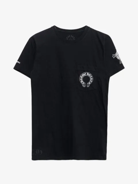 Chrome Hearts logo-print pocket T-shirt