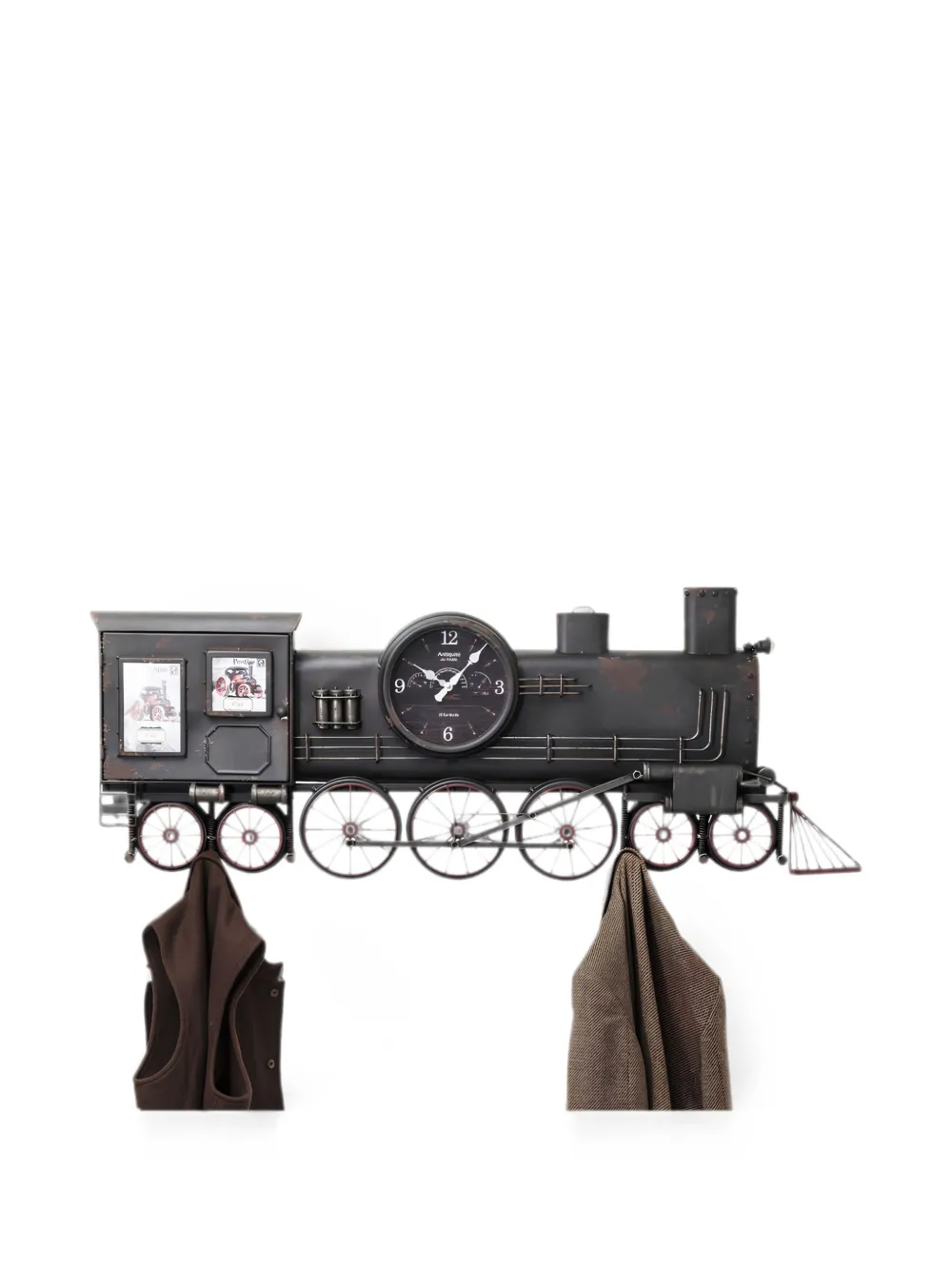 Kare Design train wall clock | Black | Image 1