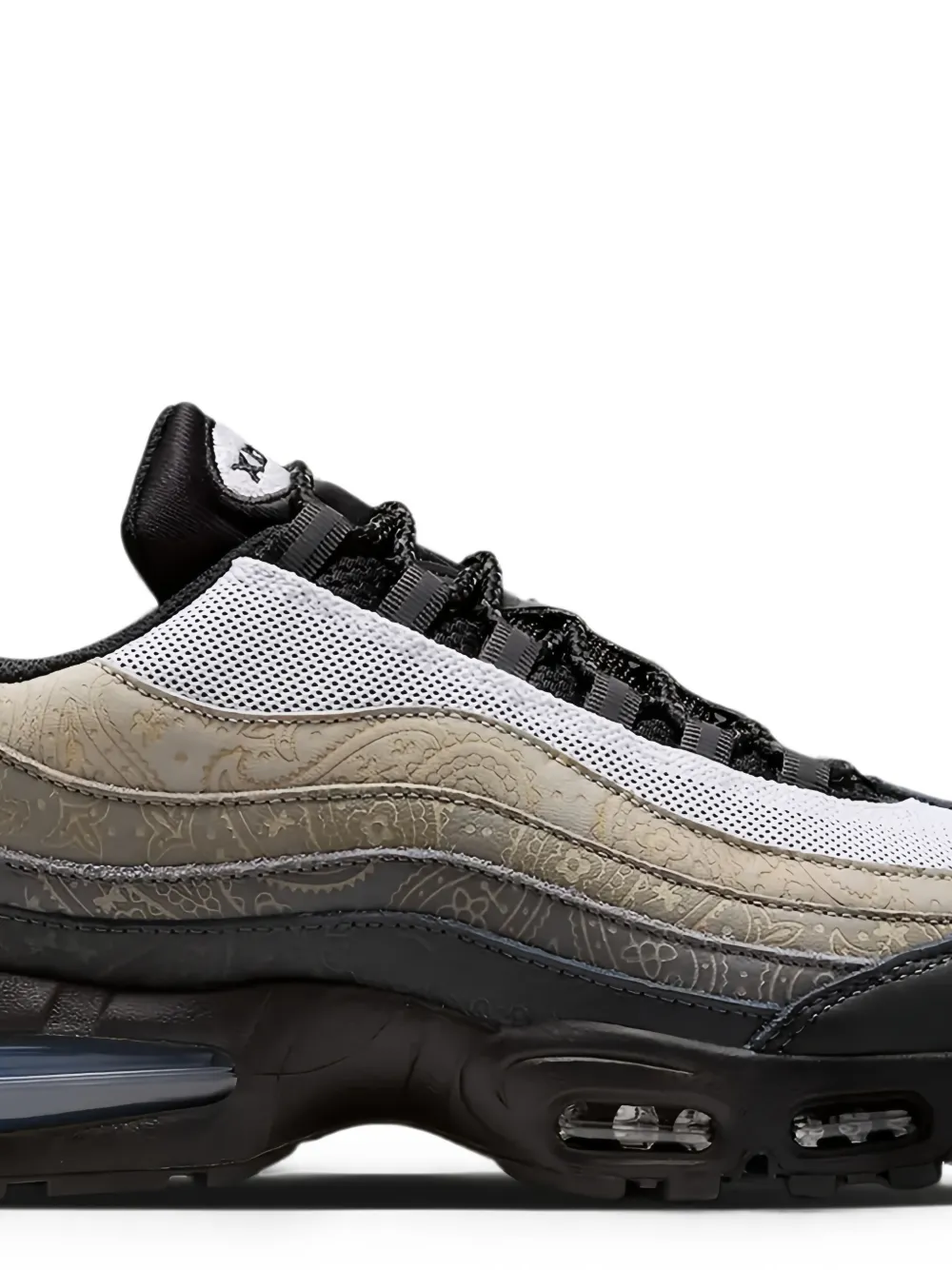 Nike Air Max 95 Big Bubble leather sneakers Zwart