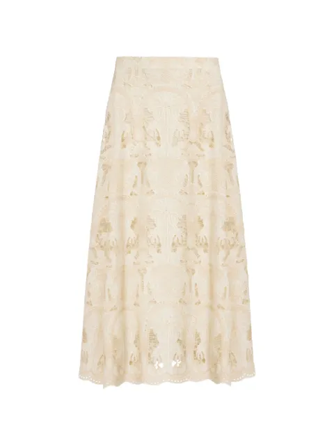 Marie Oliver falda midi Emryn