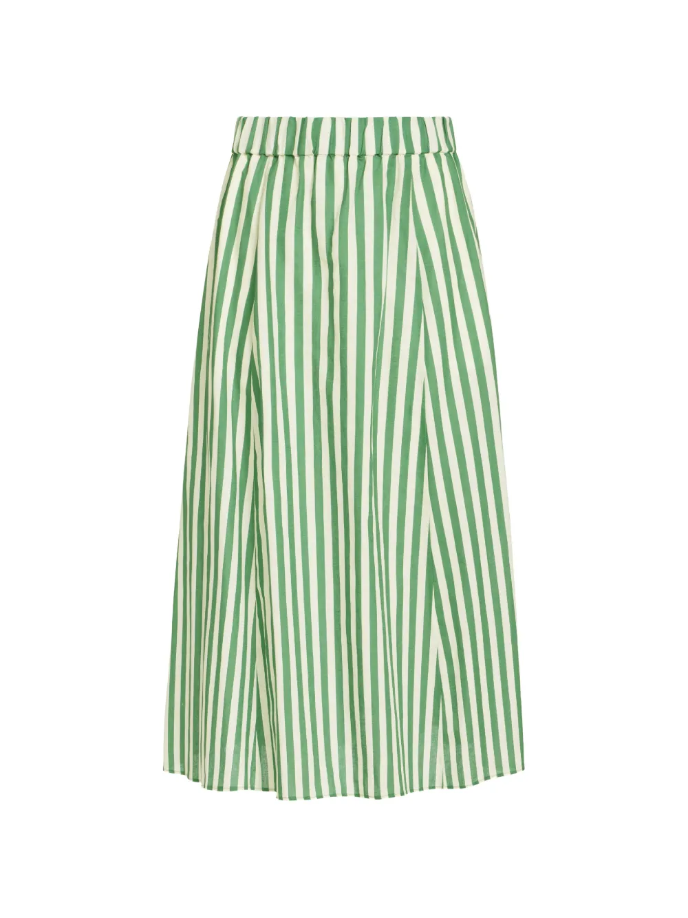 Marie Oliver Sasha striped midi skirt - Verde