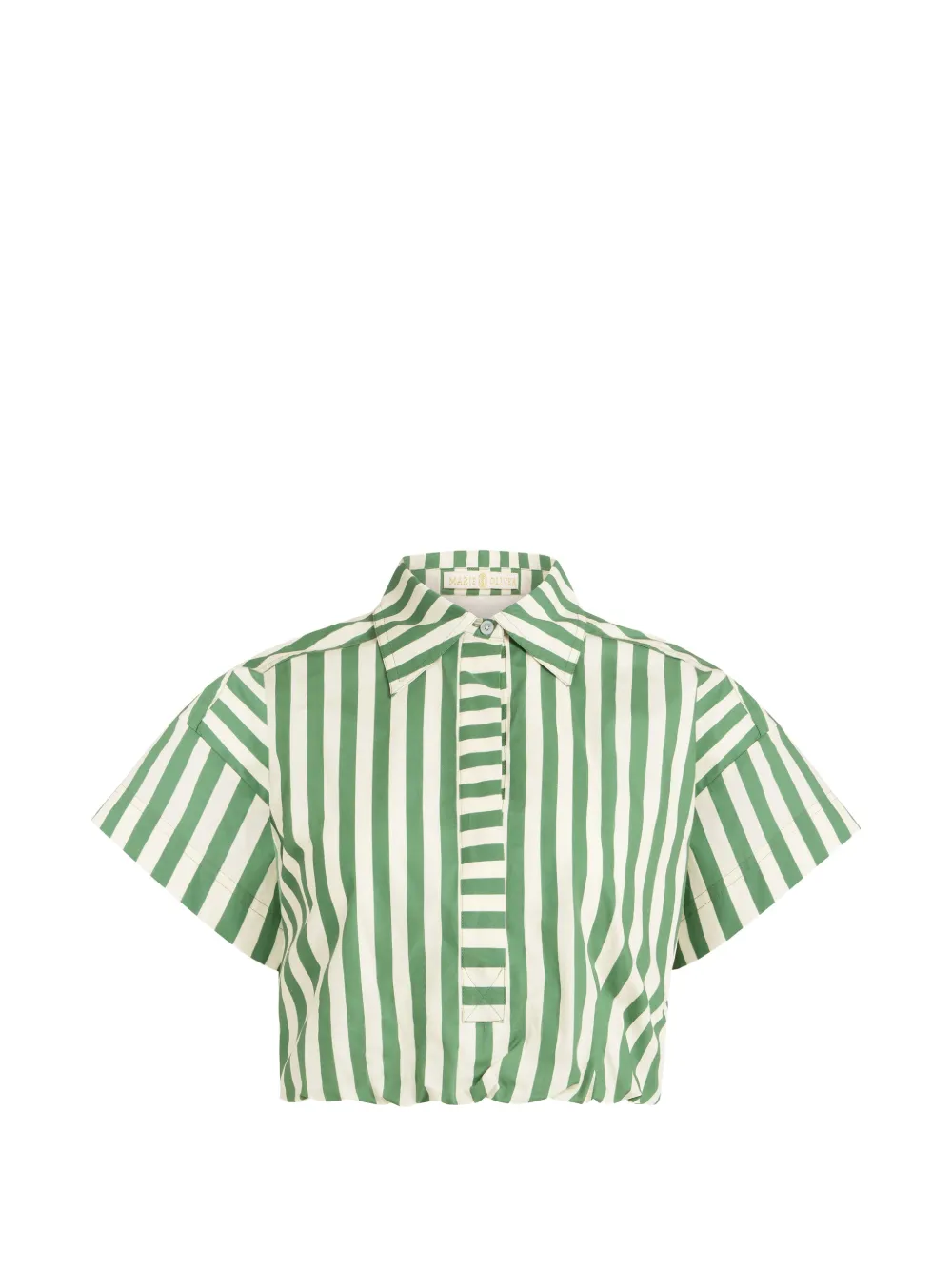 Marie Oliver Sierra sriped top - Verde