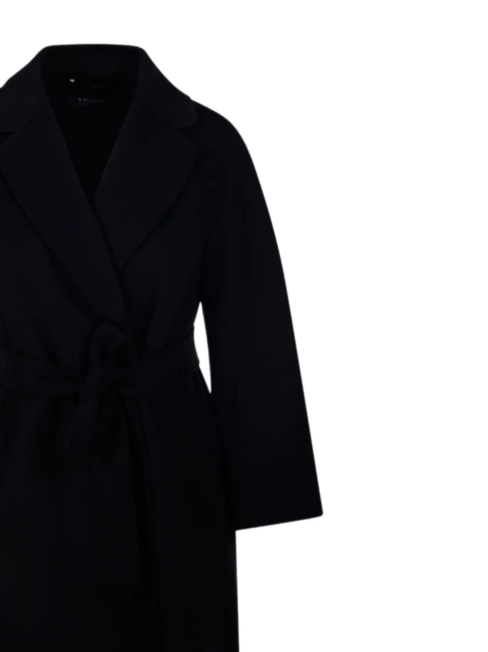 'S Max Mara Mantel met ceintuur Zwart