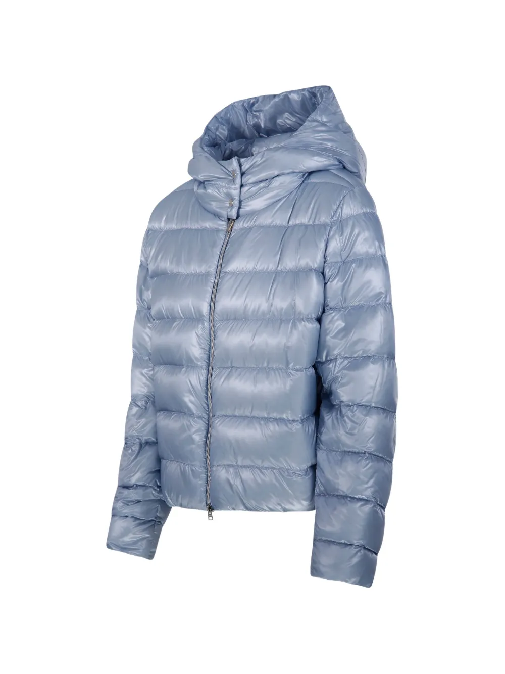 Herno Gevoerd jack met capuchon Blauw