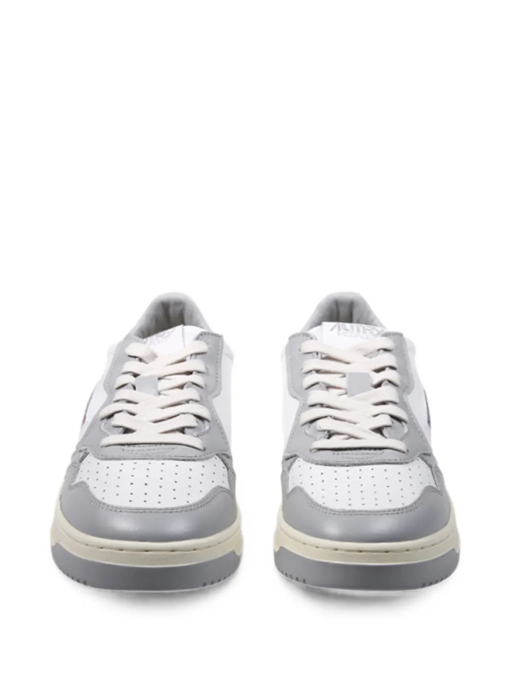 Autry Medalist perforated panelled sneakers Wit