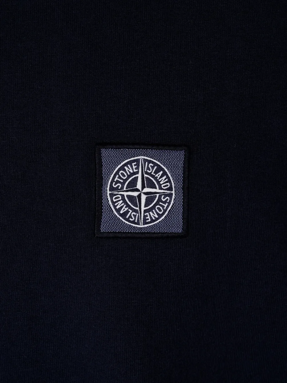 Stone Island 2100030 T-shirt met logo-patch Blauw