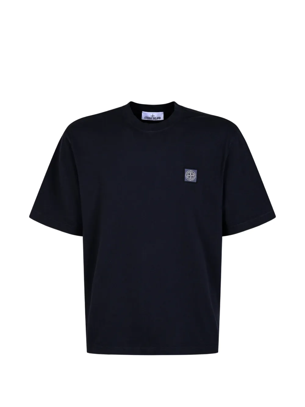Stone Island 2100030 logo-patch T-shirt - Blau