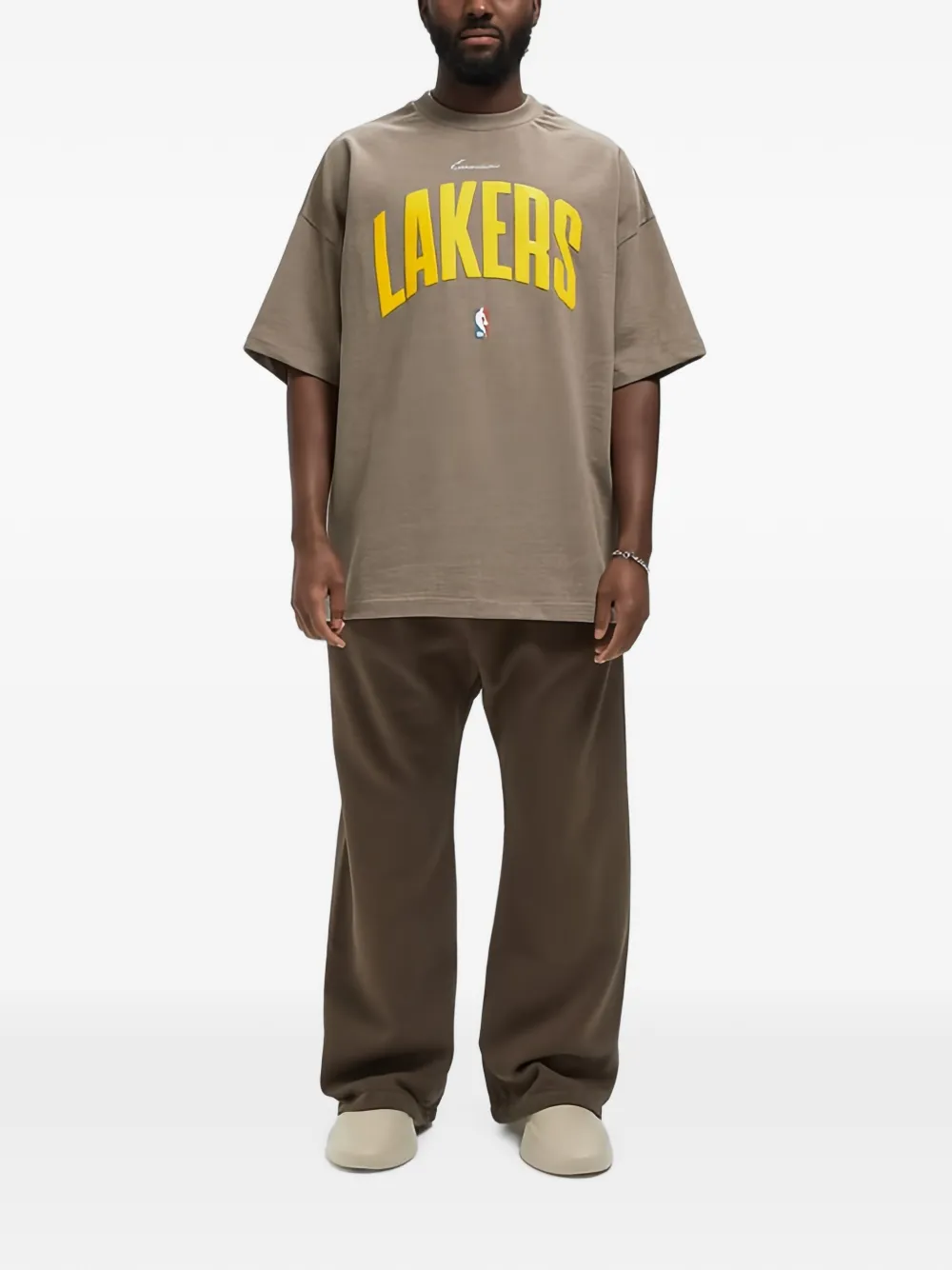 FEAR OF GOD ESSENTIALS T-shirt met logoprint Grijs