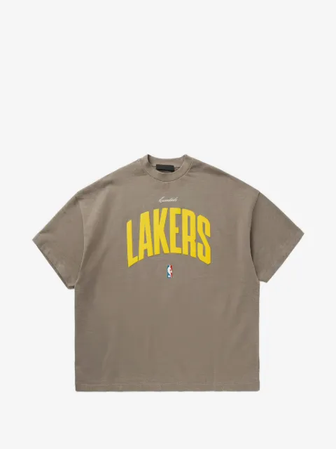 FEAR OF GOD ESSENTIALS playera oversize con logo estampado
