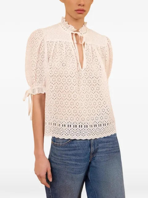 Ulla Johnson Alouette broderie-anglaise top