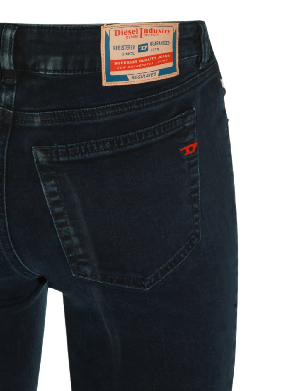 Diesel Flared jeans Blauw
