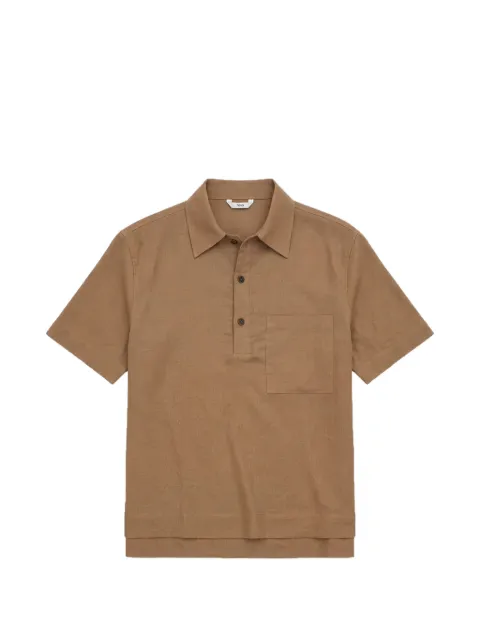 Hevo short-sleeve chest-pocket shirt