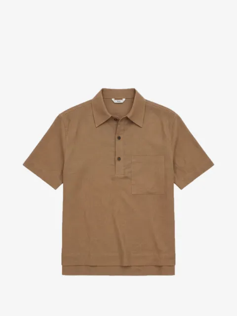 Hevo short-sleeve chest-pocket shirt