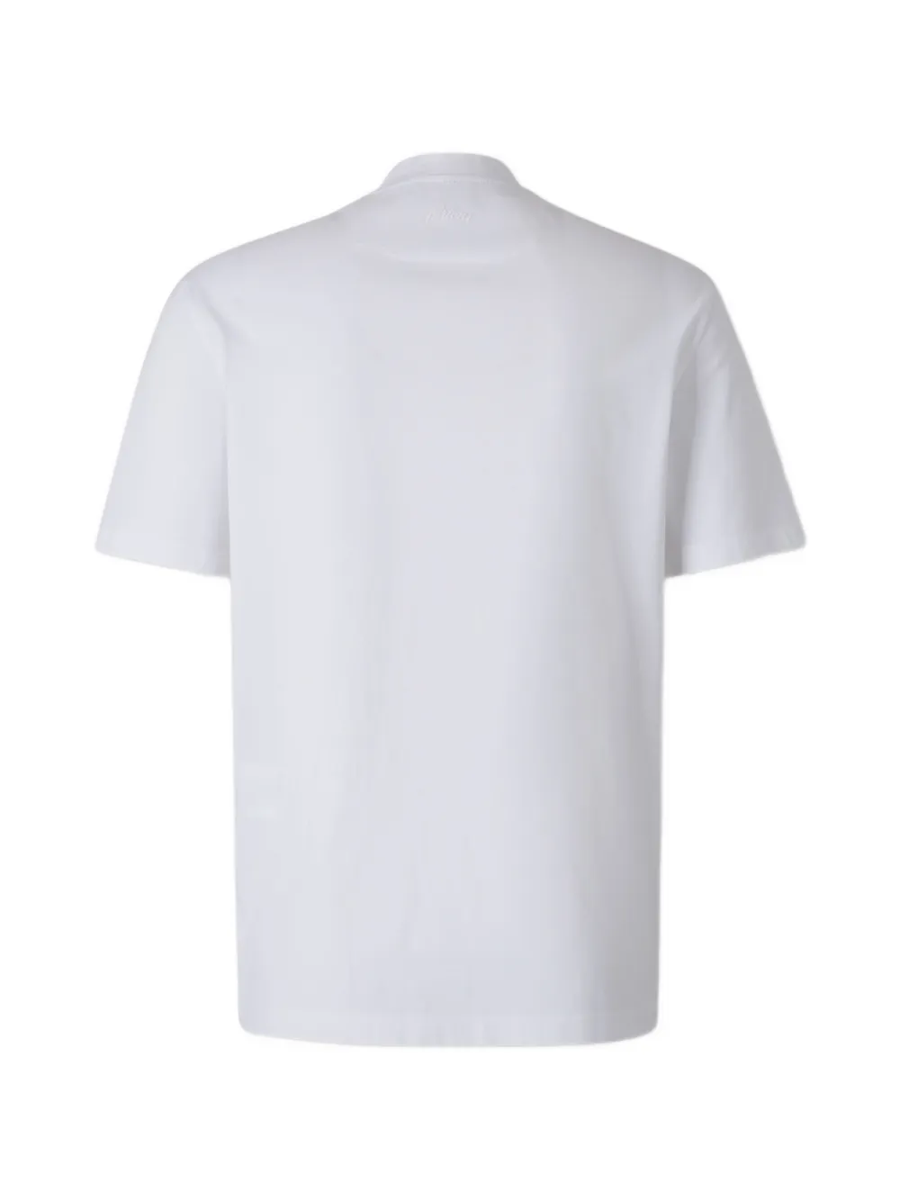 Brioni T-shirt met geborduurd logo Wit