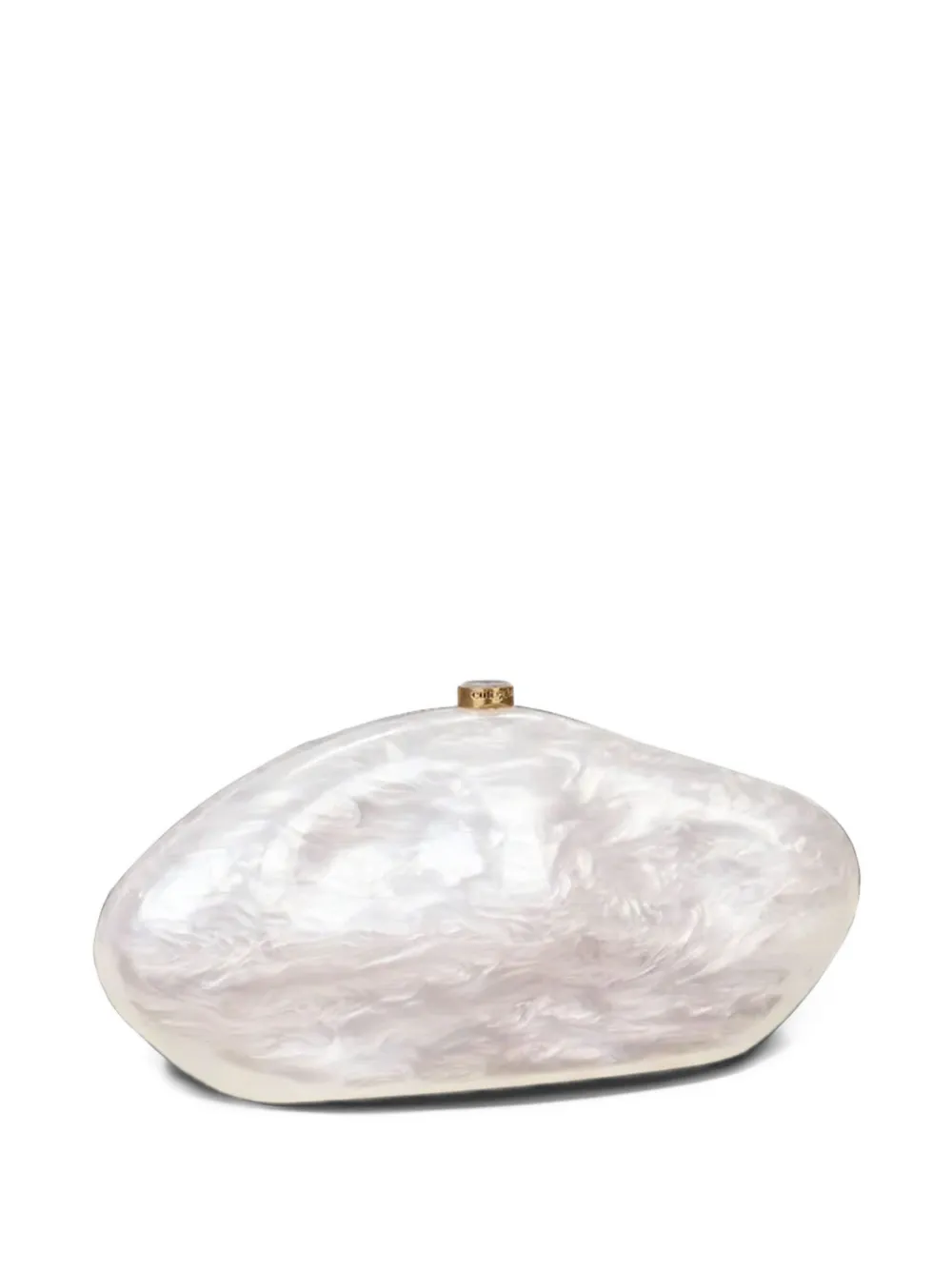 Cult Gaia The Caldera clutch bag Beige