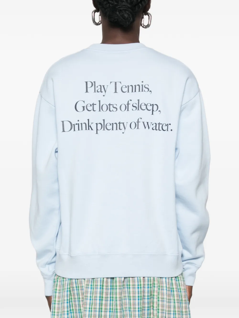 Sporty & Rich Sweater met ronde hals Blauw