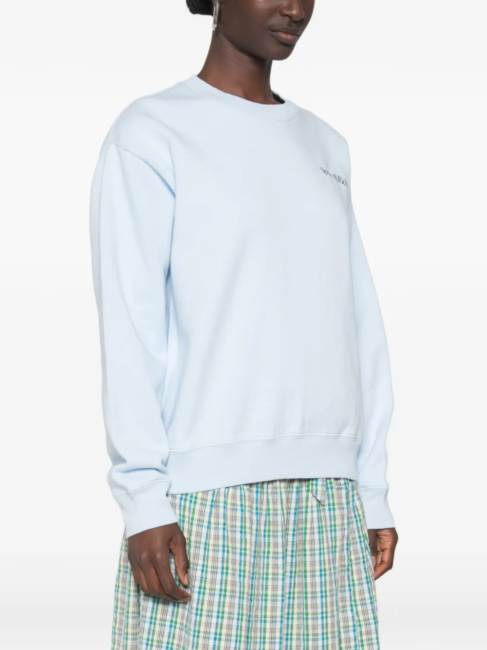 Sporty & Rich Sweater met ronde hals Blauw