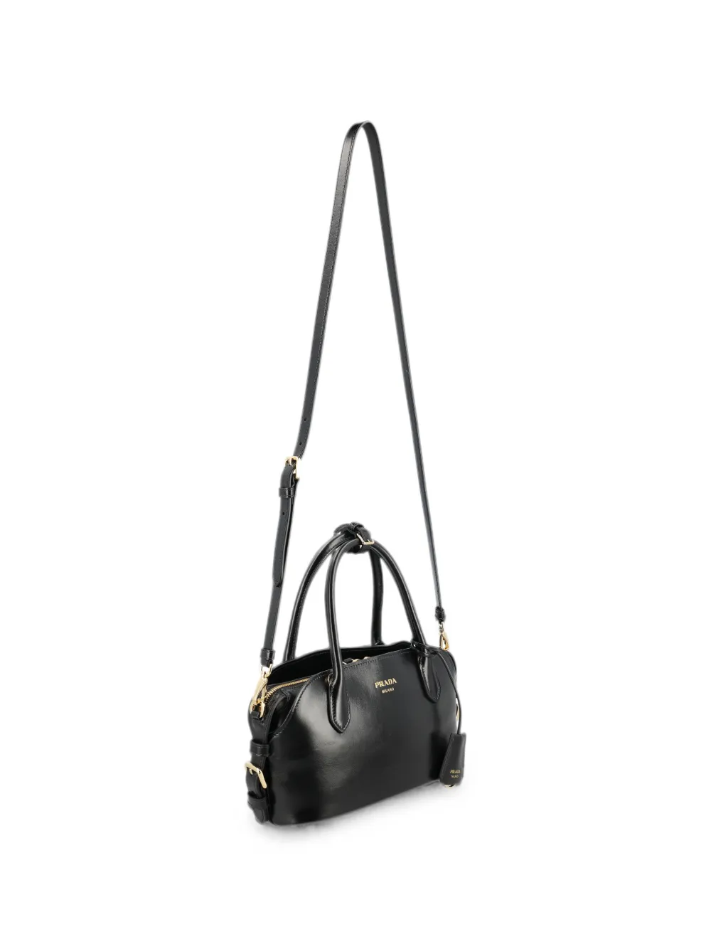 Prada Shopper van saffiano leer Zwart