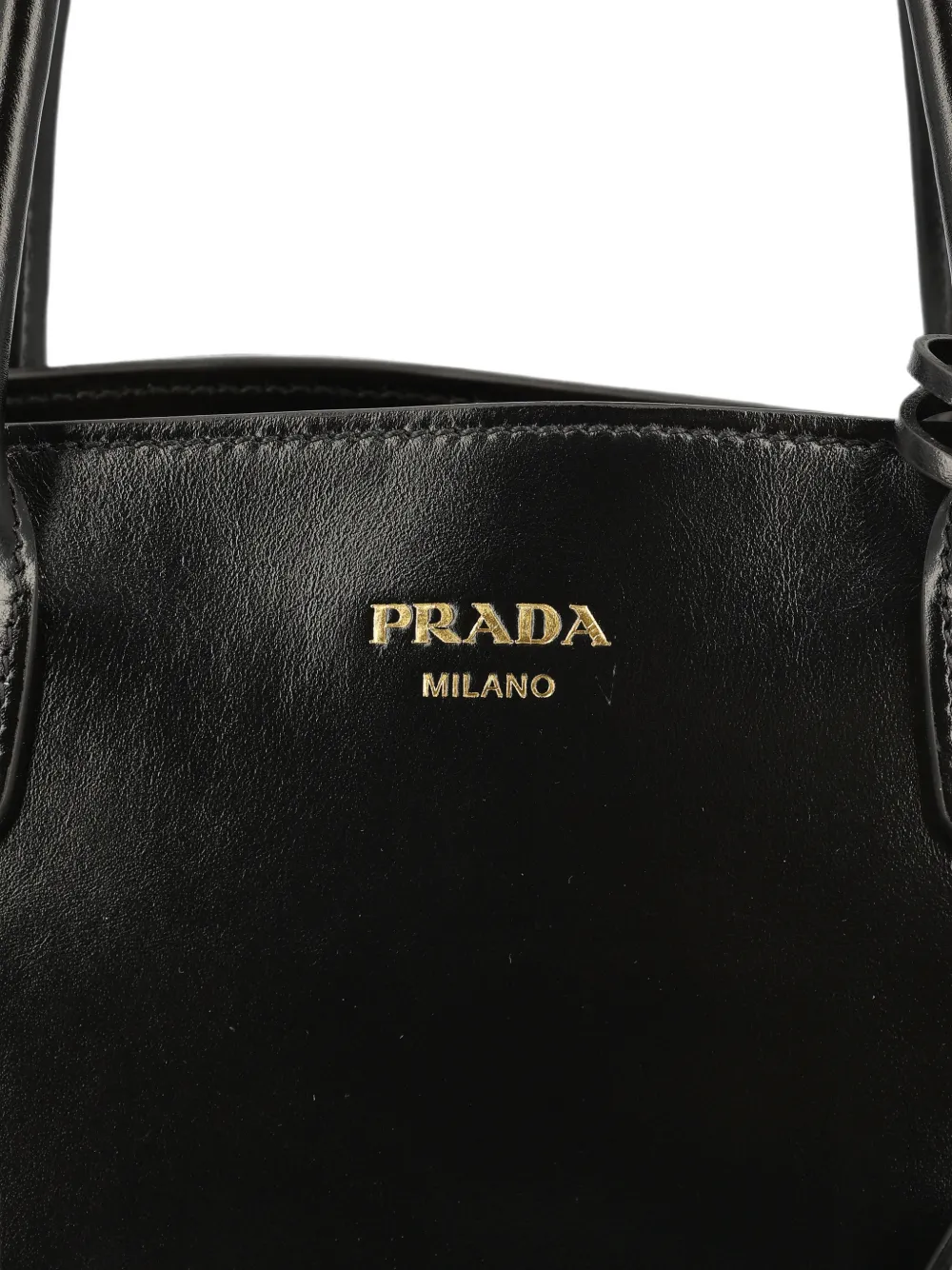 Prada Shopper van saffiano leer Zwart
