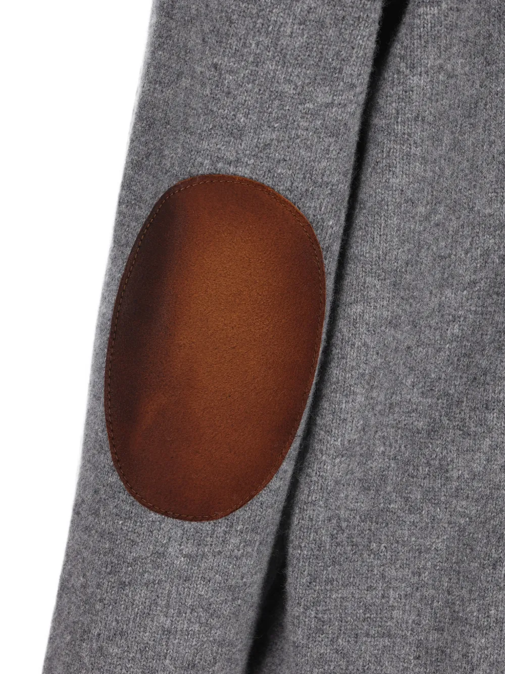 Prada Sweater met elleboogpatch Grijs