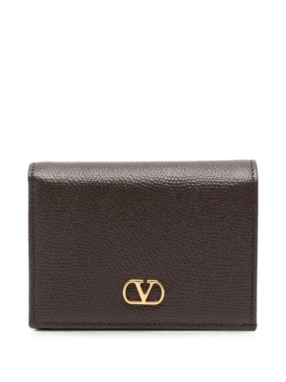 Valentino Garavani VLogo Signature Portemonnaie - Braun
