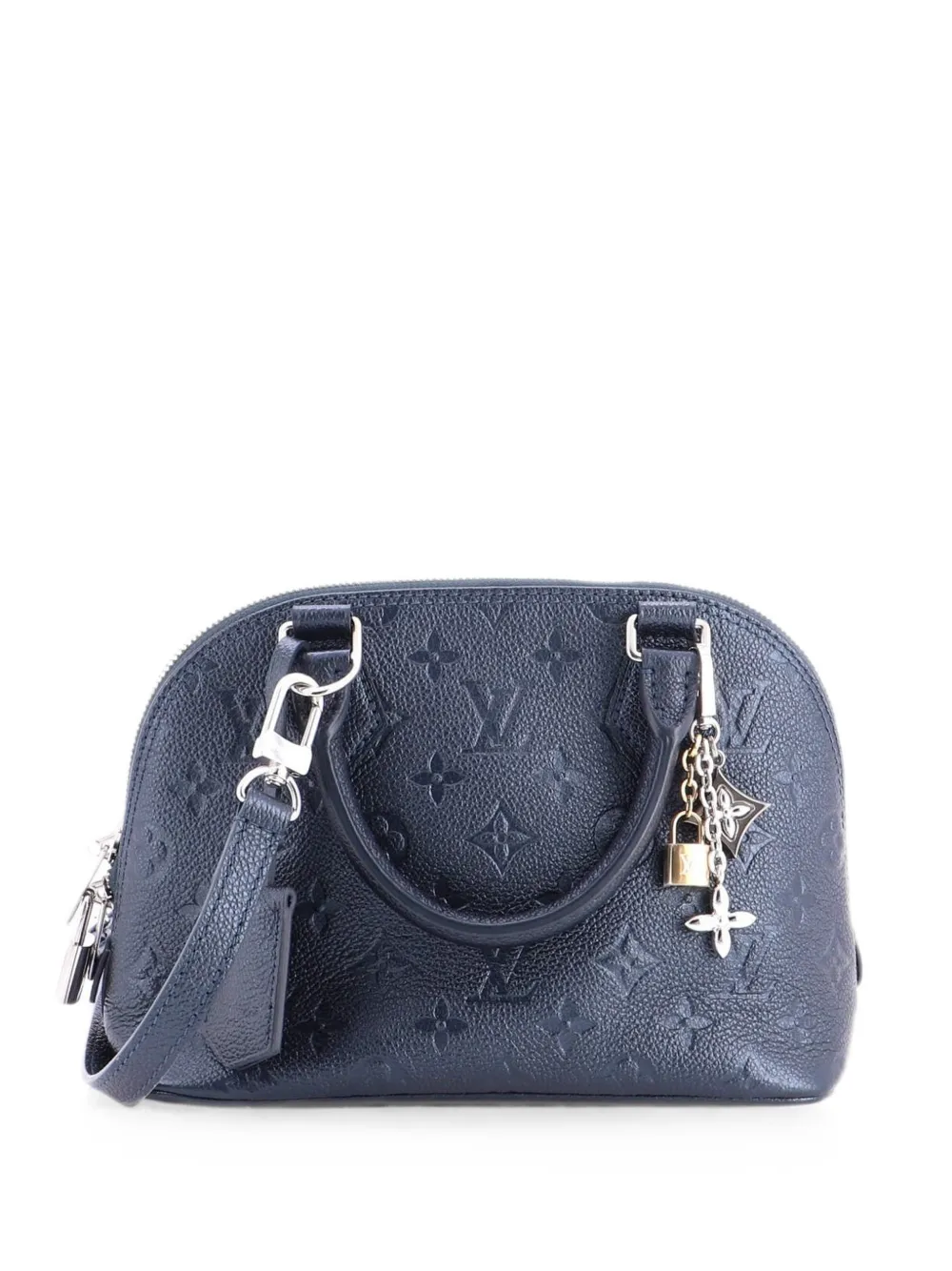 Louis Vuitton Pre-Owned Borsa a mano Alma BB in pelle Monogram Empreinte - Blu