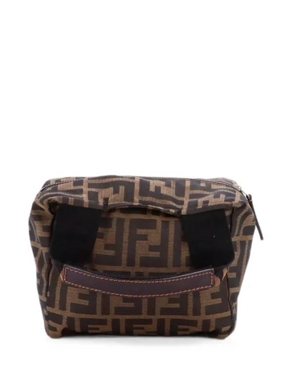 Fendi Pre-Owned Vintage 1925 Cosmetic Zucca Canvas Mini Tote Bag