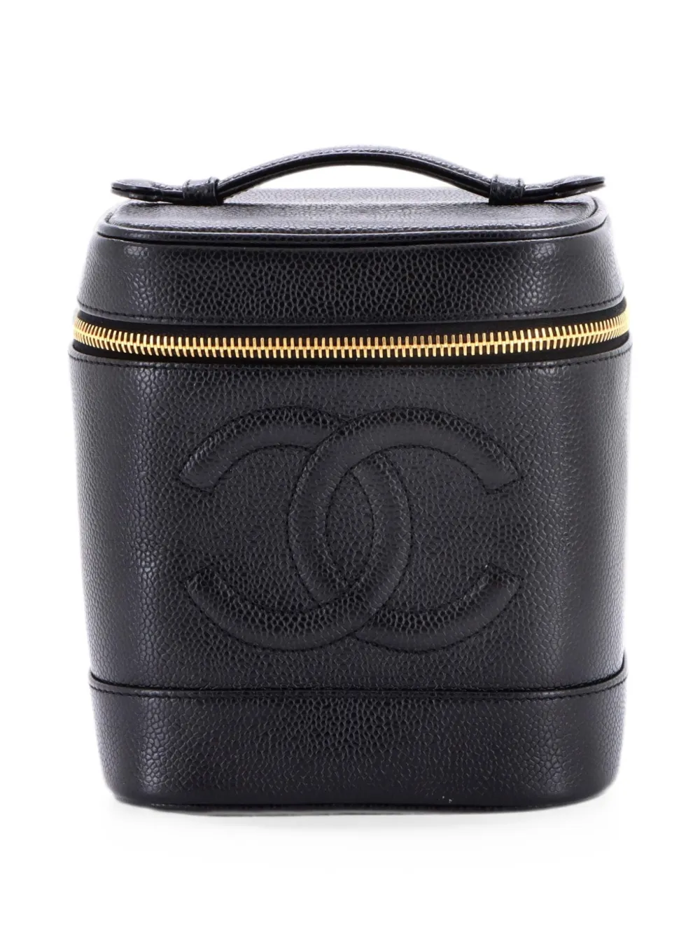 CHANEL Pre-Owned Trousse make up Timeless in pelle Caviar - Nero