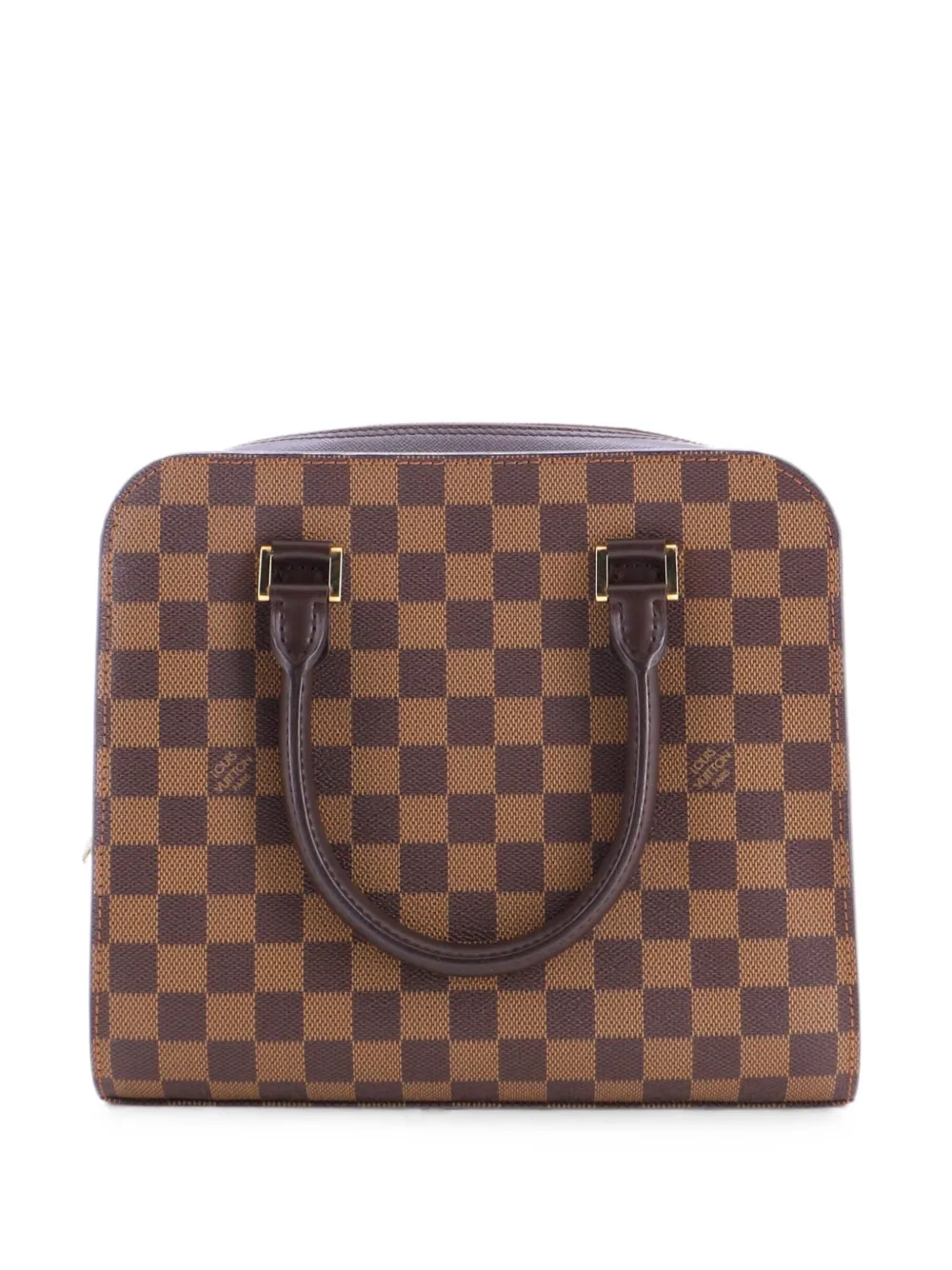 Louis Vuitton Pre-Owned Borsa a tracolla Triana Damier - Marrone