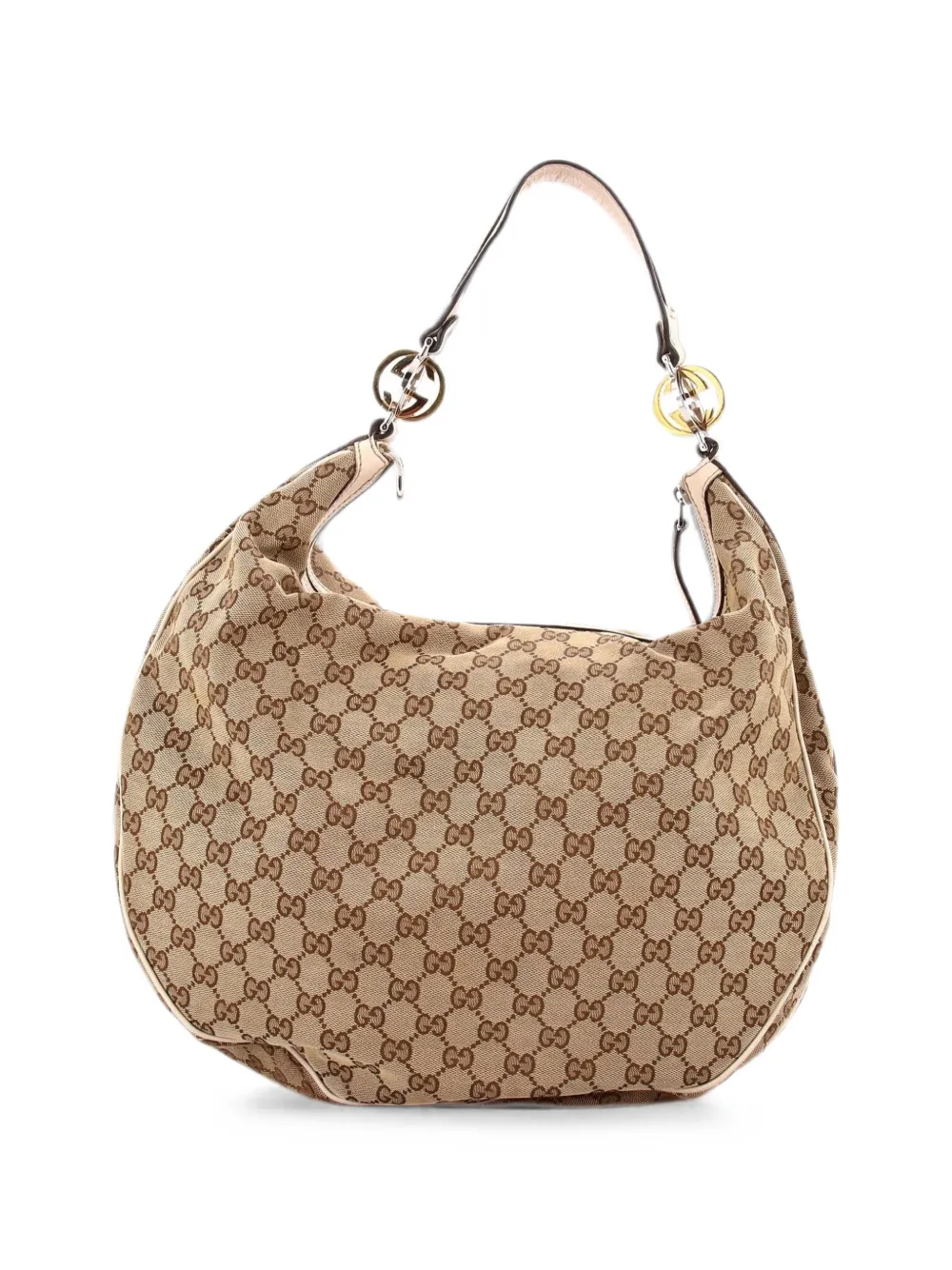 Gucci Pre-Owned Borsa passepartout Twins grande in tela GG - Marrone