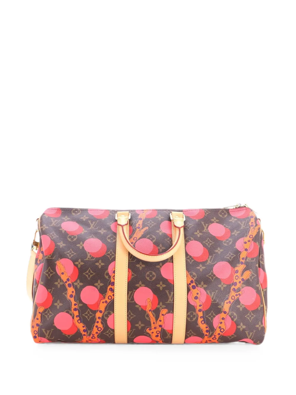 Louis Vuitton Pre-Owned Borsa da viaggio Keepall Bandouliere 45 Limited Edition in tela Monogram Ramages - Marrone