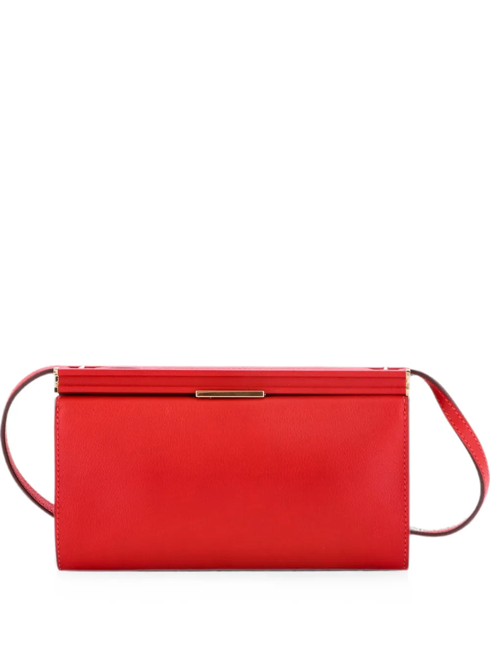 Hermès Pre-Owned Borsa a spalla Clic-H 21 in pelle Evercolor - Rosso