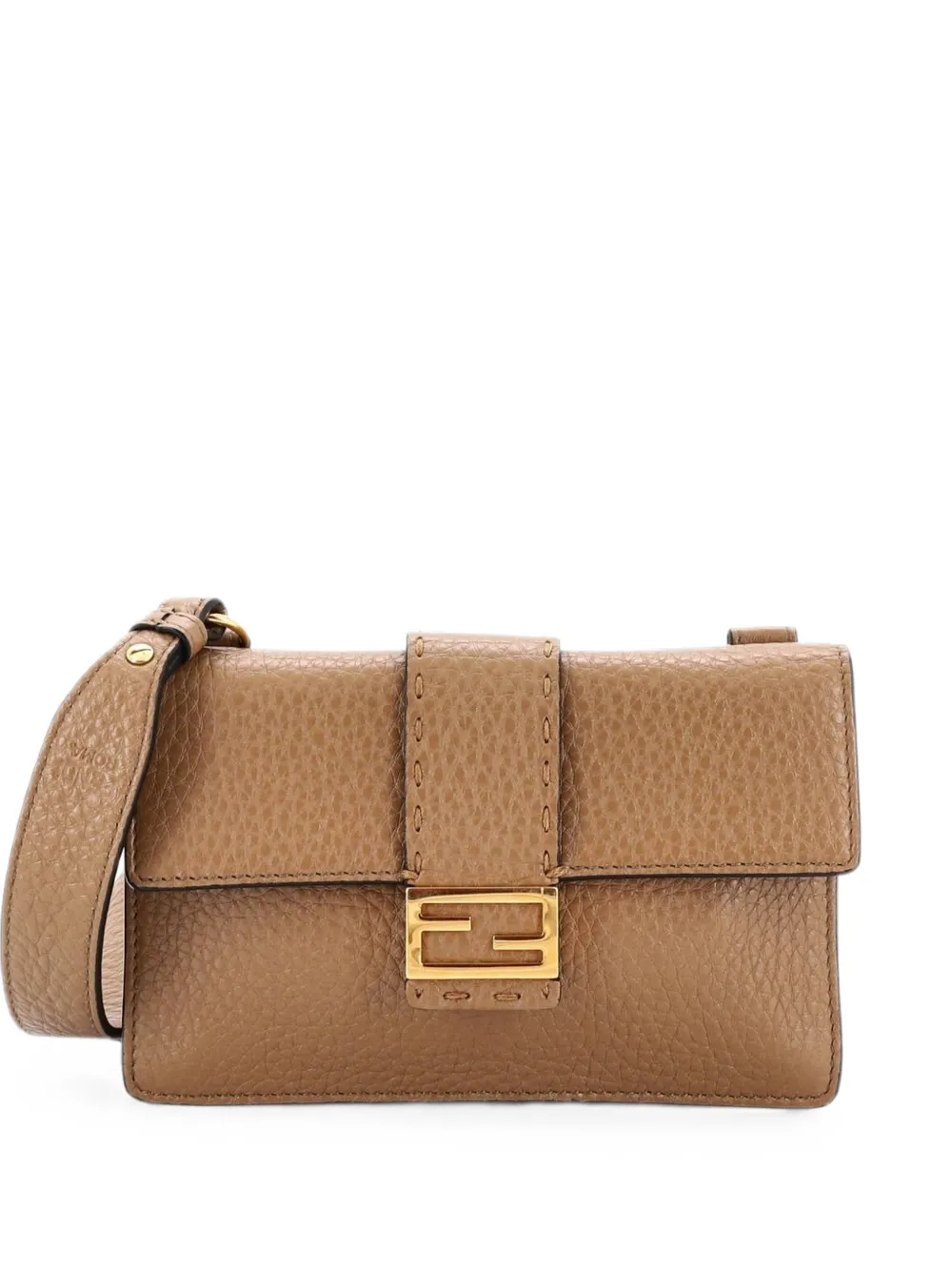 Fendi Pre-Owned Borsa a tracolla Baguette in pelle - Marrone