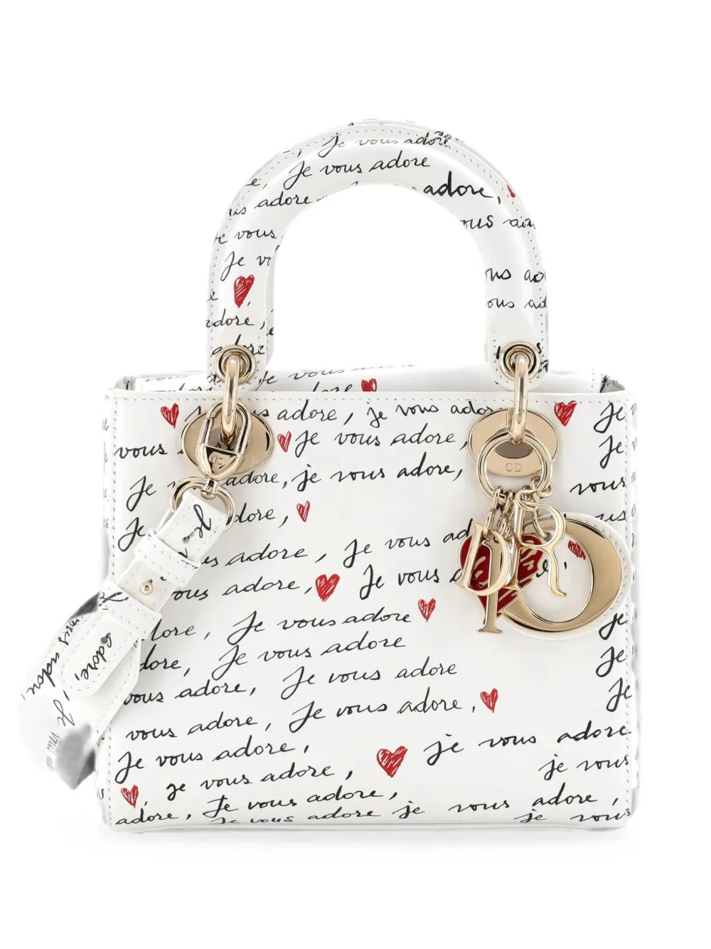 Christian Dior Pre-Owned Borsa a tracolla My ABCDior Lady Dior piccola in pelle con stampa - Multicolore