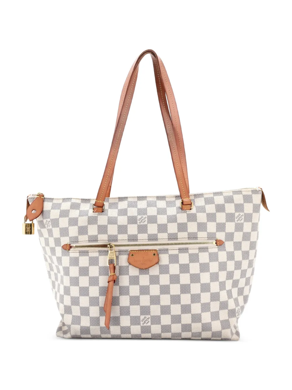 Louis Vuitton Pre-Owned Borsa a spalla Iena MM Damier - Bianco