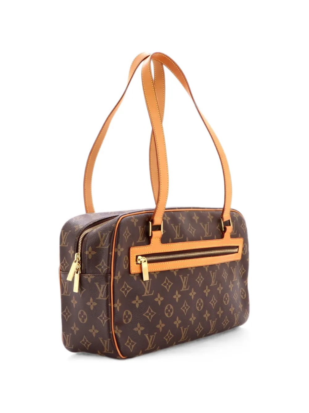 Louis Vuitton Pre-Owned Borsa a spalla Cite GM in tela con monogramma - Marrone