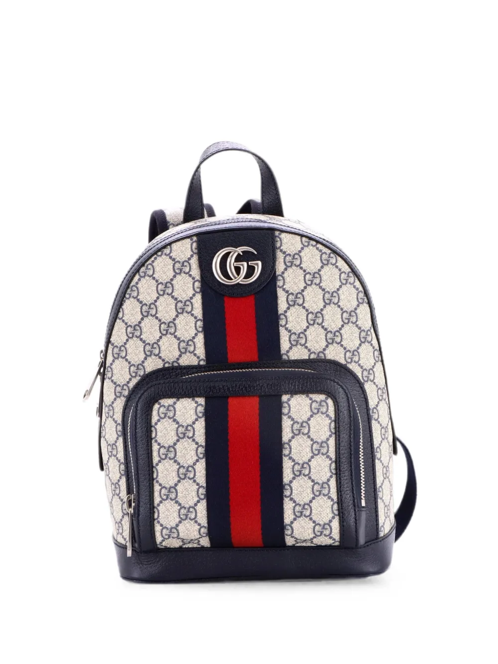 Gucci Pre-Owned Zaino Ophidia piccolo in tela cerata GG e pelle - Blu