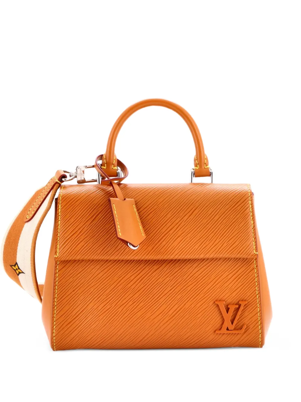 Louis Vuitton Pre-Owned Cluny Top Handle Bag Epi Leather Mini satchel - Braun