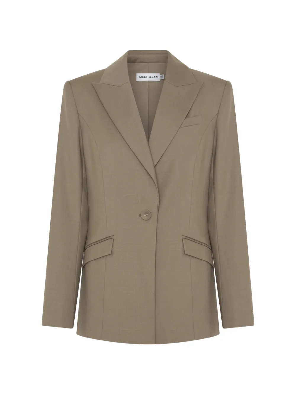 Anna Quan Willow peak-lapels blazer - Braun