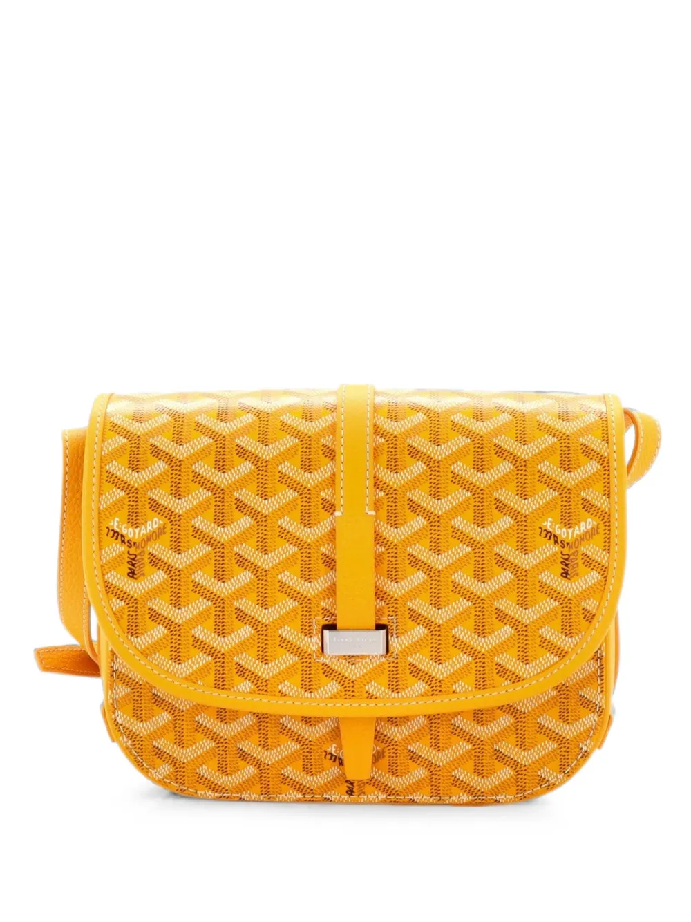 Goyard Pre-Owned Borsa a tracolla Belvedere II PM in tela cerata - Giallo