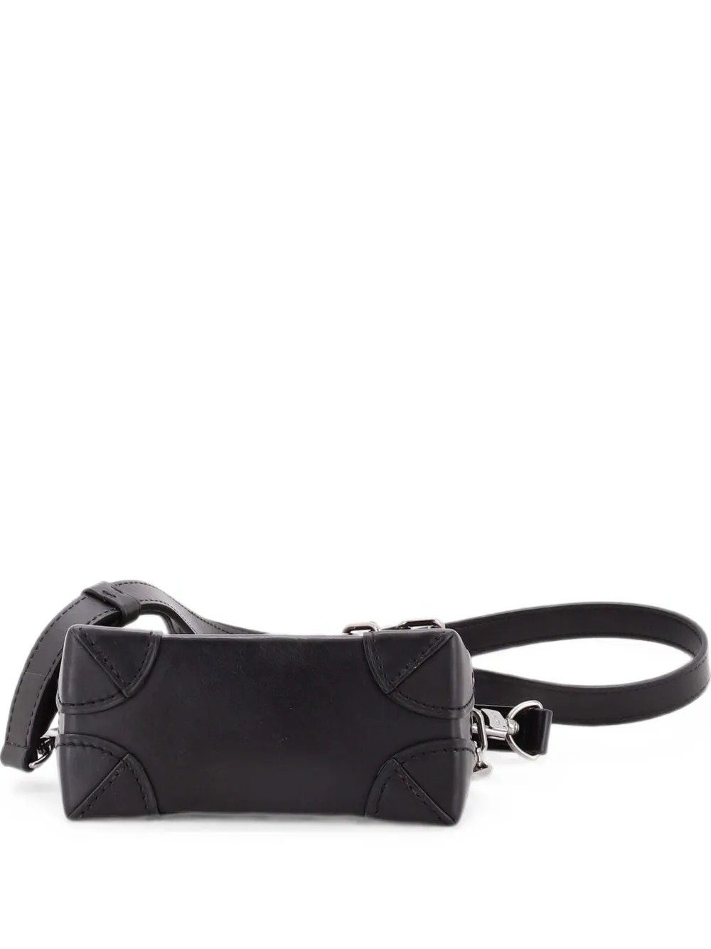 Louis Vuitton Pre-Owned Steamer Bag Monogram Eclipse Canvas Nano crossbody bag - Black