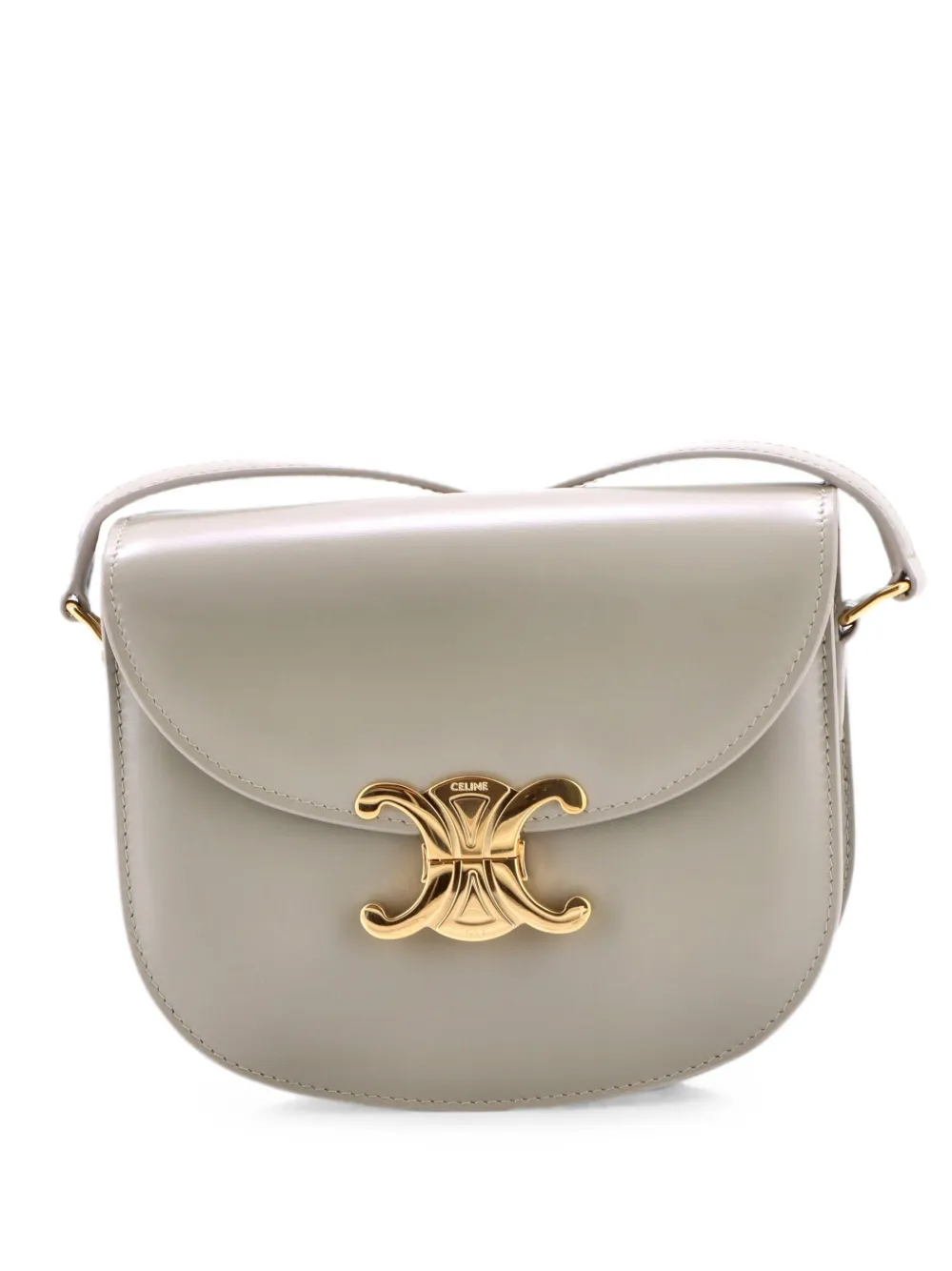 Celine Pre-Owned Borsa a spalla Triomphe Besace Clea in pelle - Verde